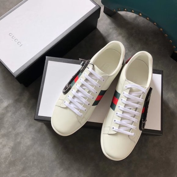 NEWGucci leather casual shoes for women